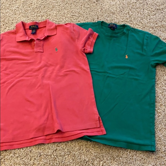 Polo Ralph Lauren Other - Boys polo Ralph Lauren lot shirts green large